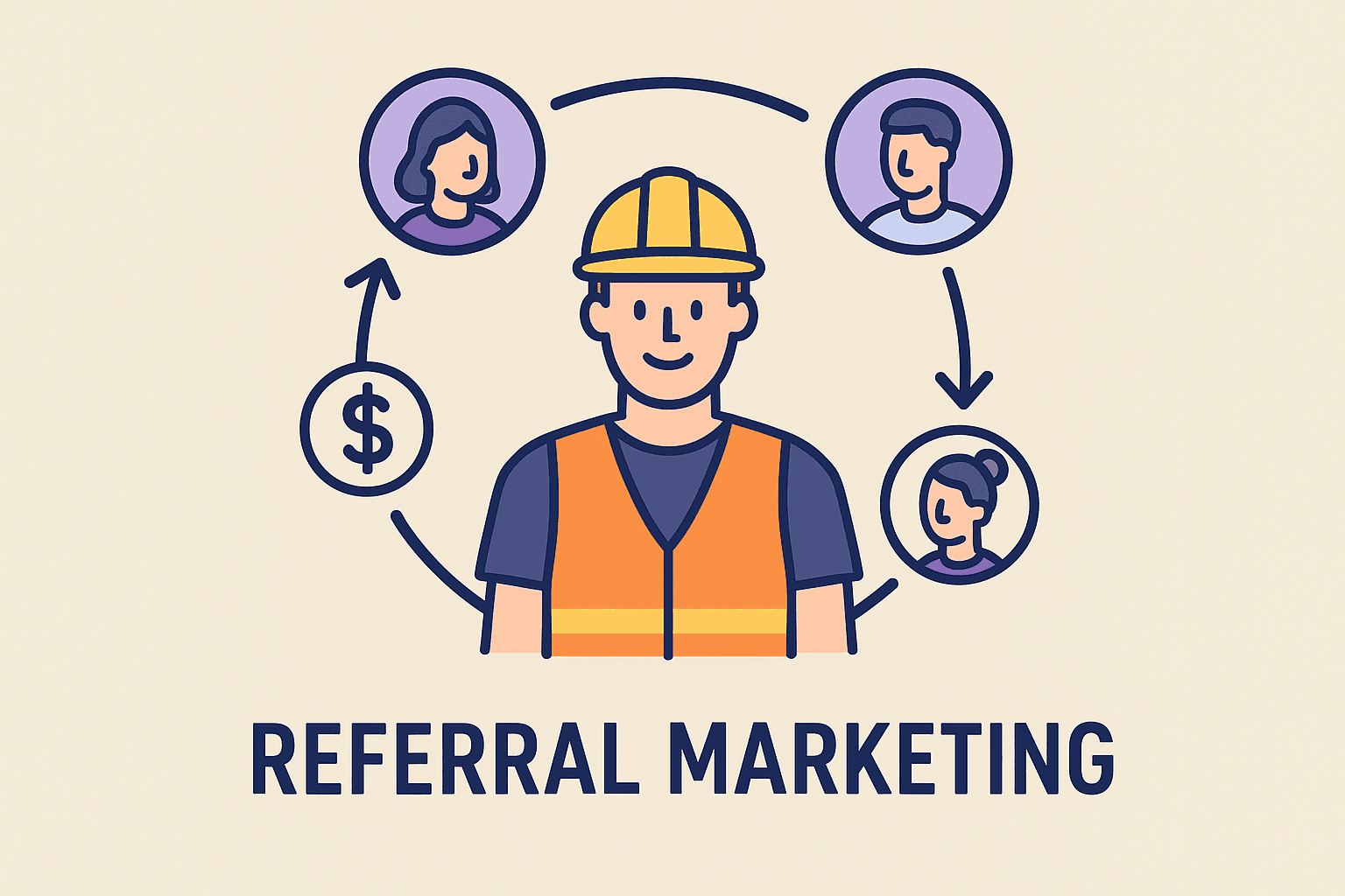 How Tradies Can Use Referral and Affiliate Marketing to Win More Jobs cover imagery